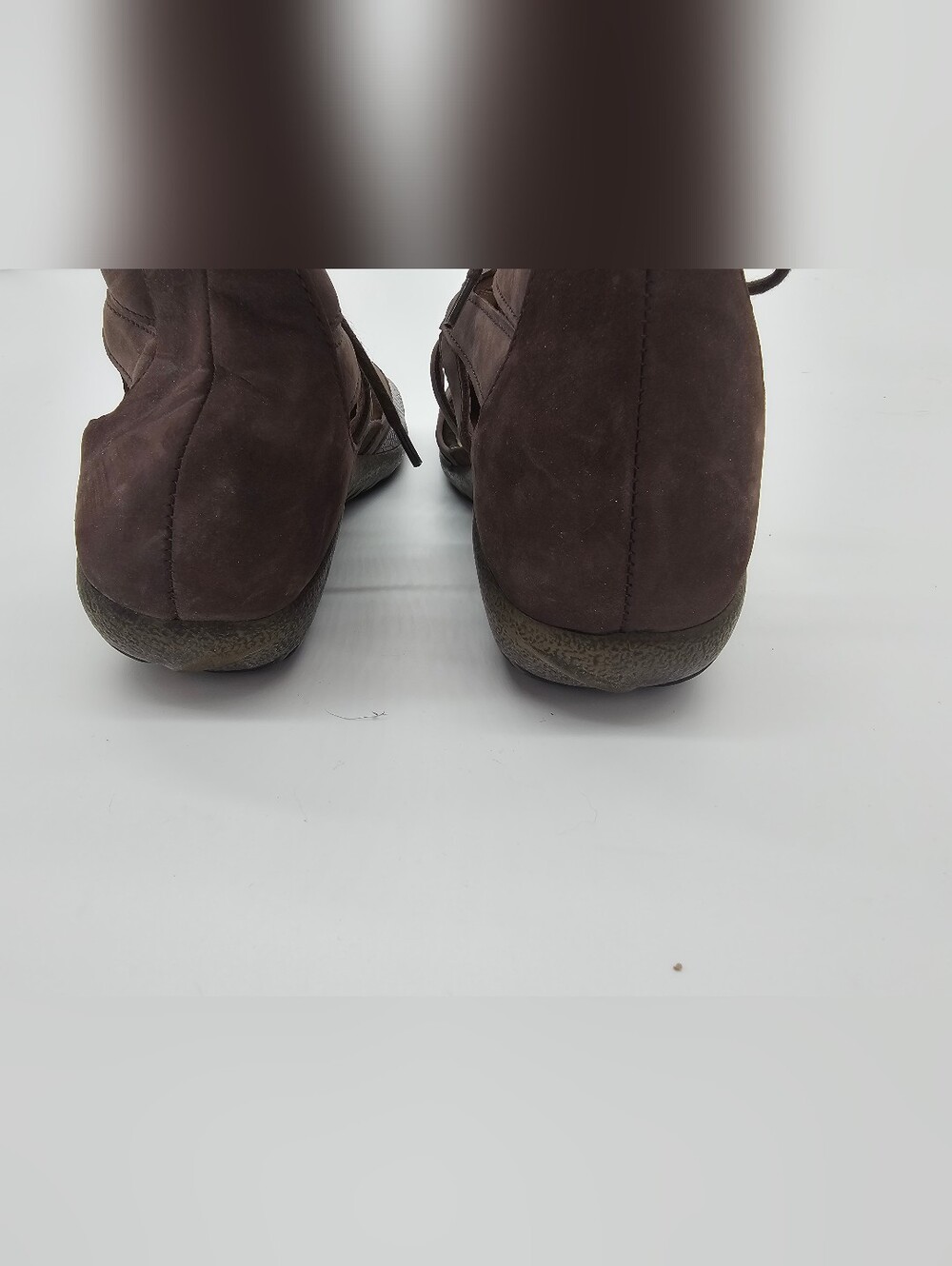 Naot Women’s Brown Lace-Up Comfort Flats Sz 8 - Picture 4 of 6